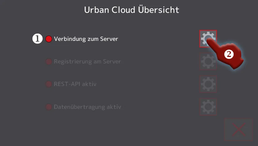 Installation Urban-Cloud, Prüfung Netzwerkverbindung