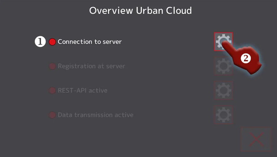 Urban Cloud installation, checking the network connection
