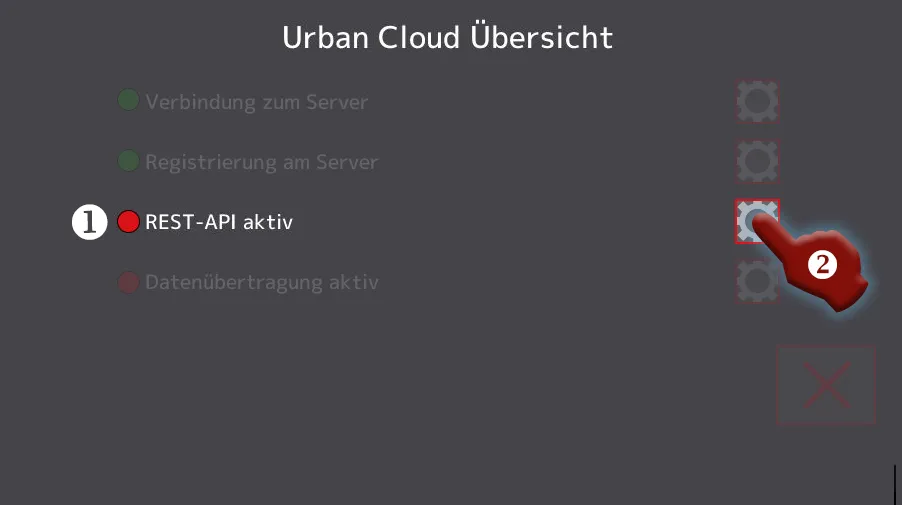 Installation Urban-Cloud, Rest-Schnittstelle