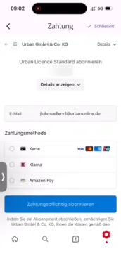 Zahlvorgang