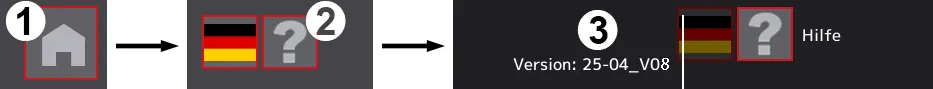 Alma Pro: Versionsprüfung Firmware